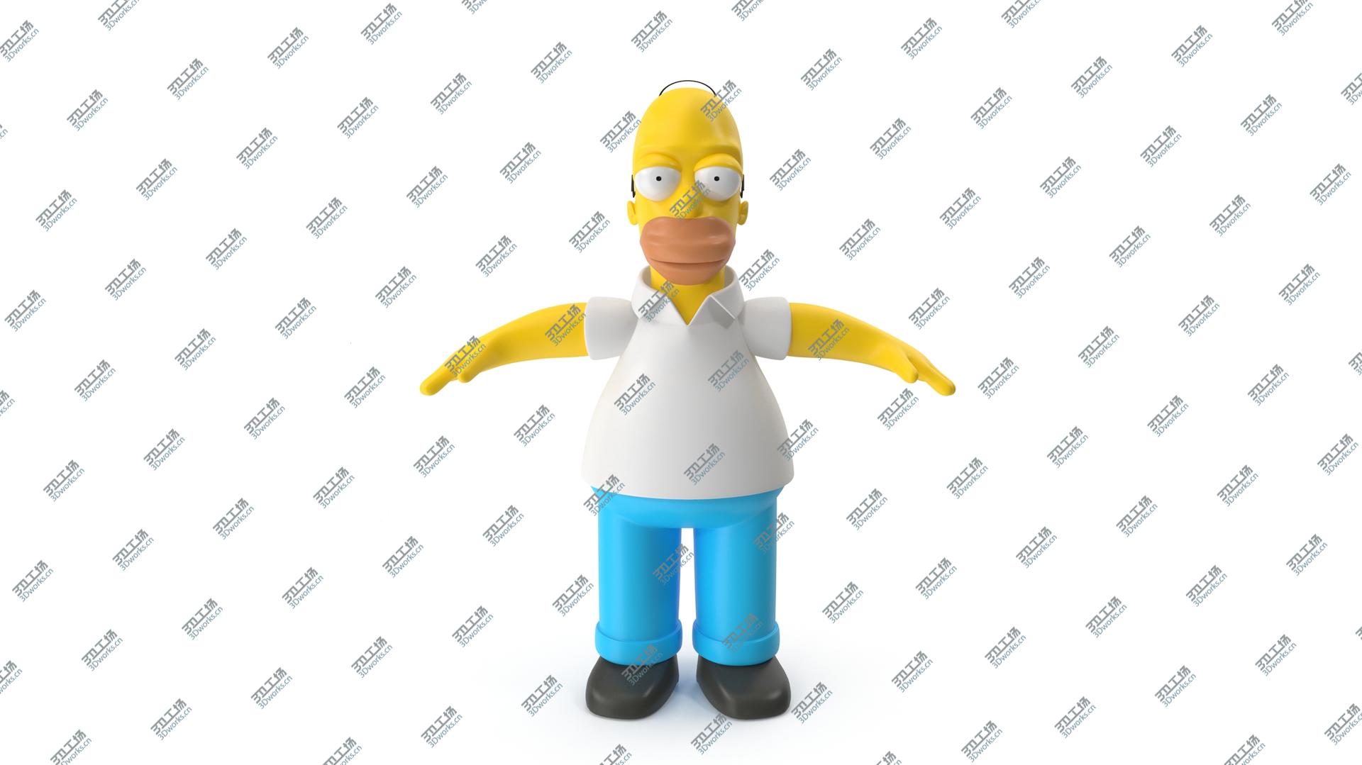 images/goods_img/20210319/Homer Simpson Version 2 3D model/3.jpg